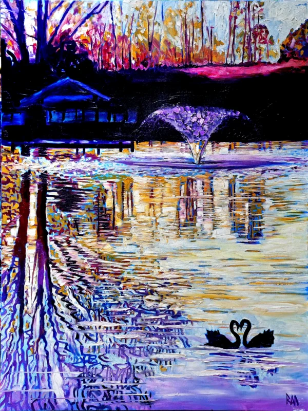 Pair of Black Swans - Dark & Moody Edition