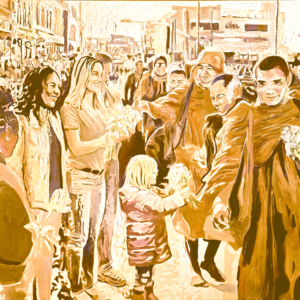 The Work of Peace | Monks’ Peace Walk- Edition in Cream Colors