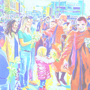 The Work of Peace | Monks’ Peace Walk- Edition in Pastel Colors