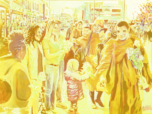 The Work of Peace | Monks’ Peace Walk- Edition in Yellow